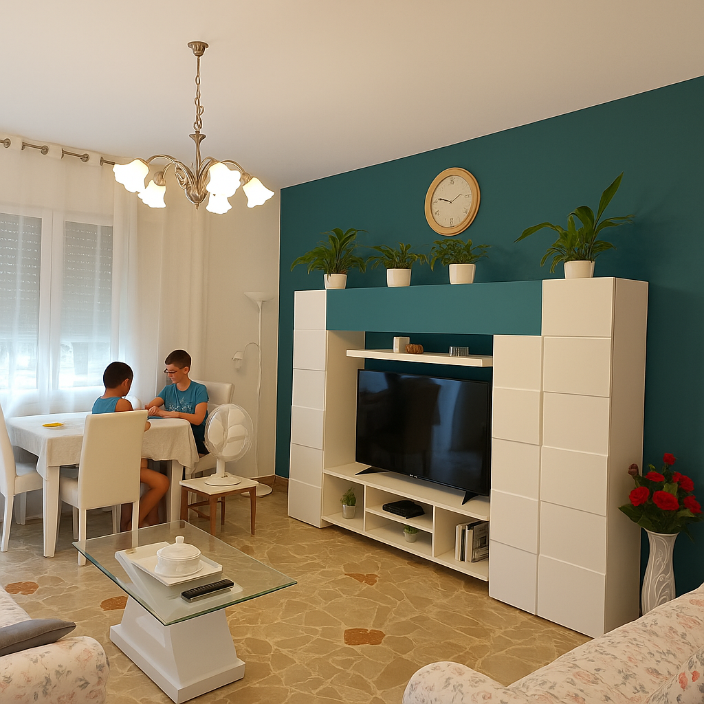 Appartamento Moderno - Pavimenti e finiture